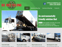 Tablet Screenshot of bcrecyclingvisalia.com